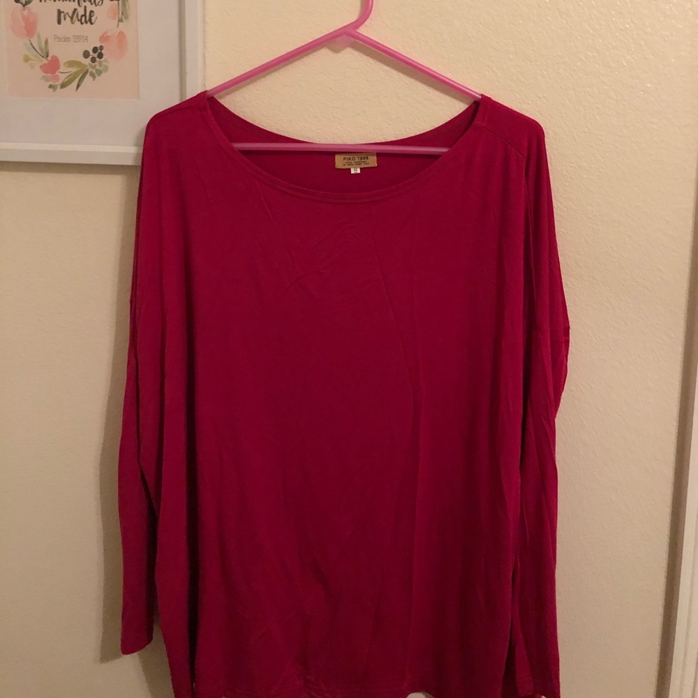 Pink Piko top